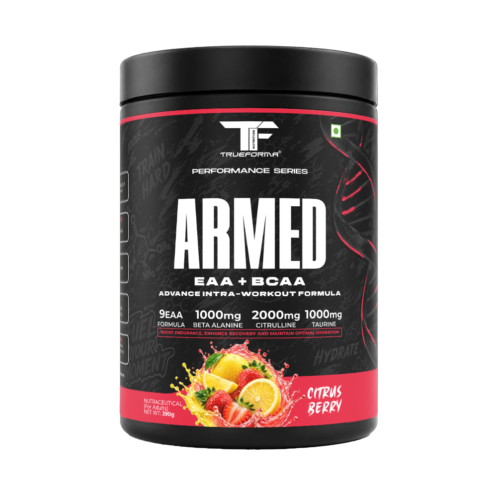 Trueforma® ARMED EAA + BCAA Intra-Workout Powder | Essential Amino Acids, Beta-Alanine & Citrulline | 30 Servings