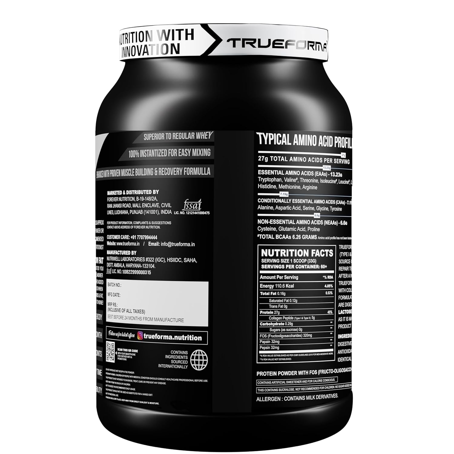 Trueforma® Colpro (Collagen + Whey Protein Isolates)