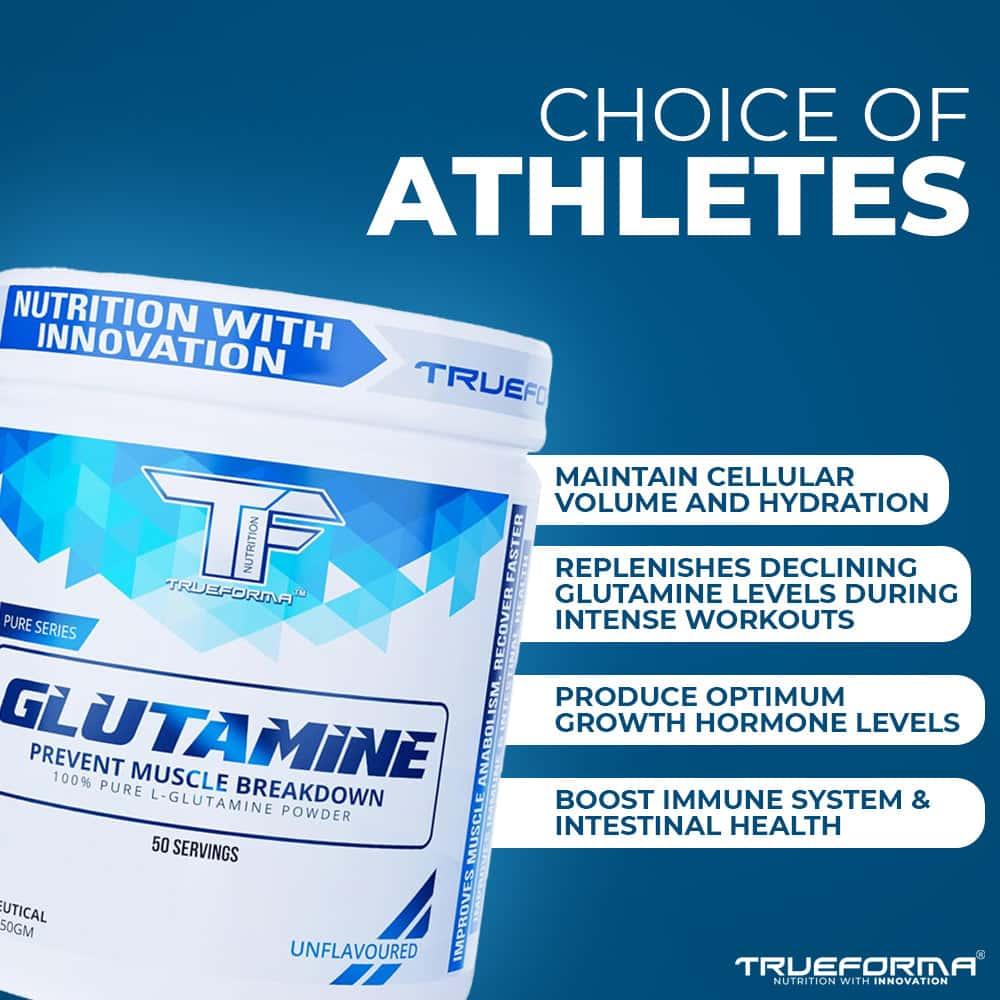 Trueforma® Glutamine – 100% Pure L-Glutamine Powder