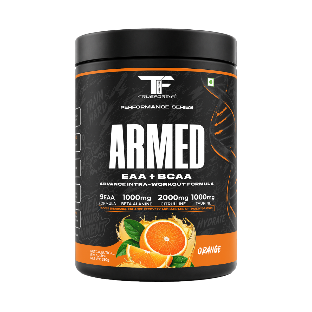 Trueforma® ARMED EAA + BCAA Intra-Workout Powder | Essential Amino Acids, Beta-Alanine & Citrulline | 30 Servings