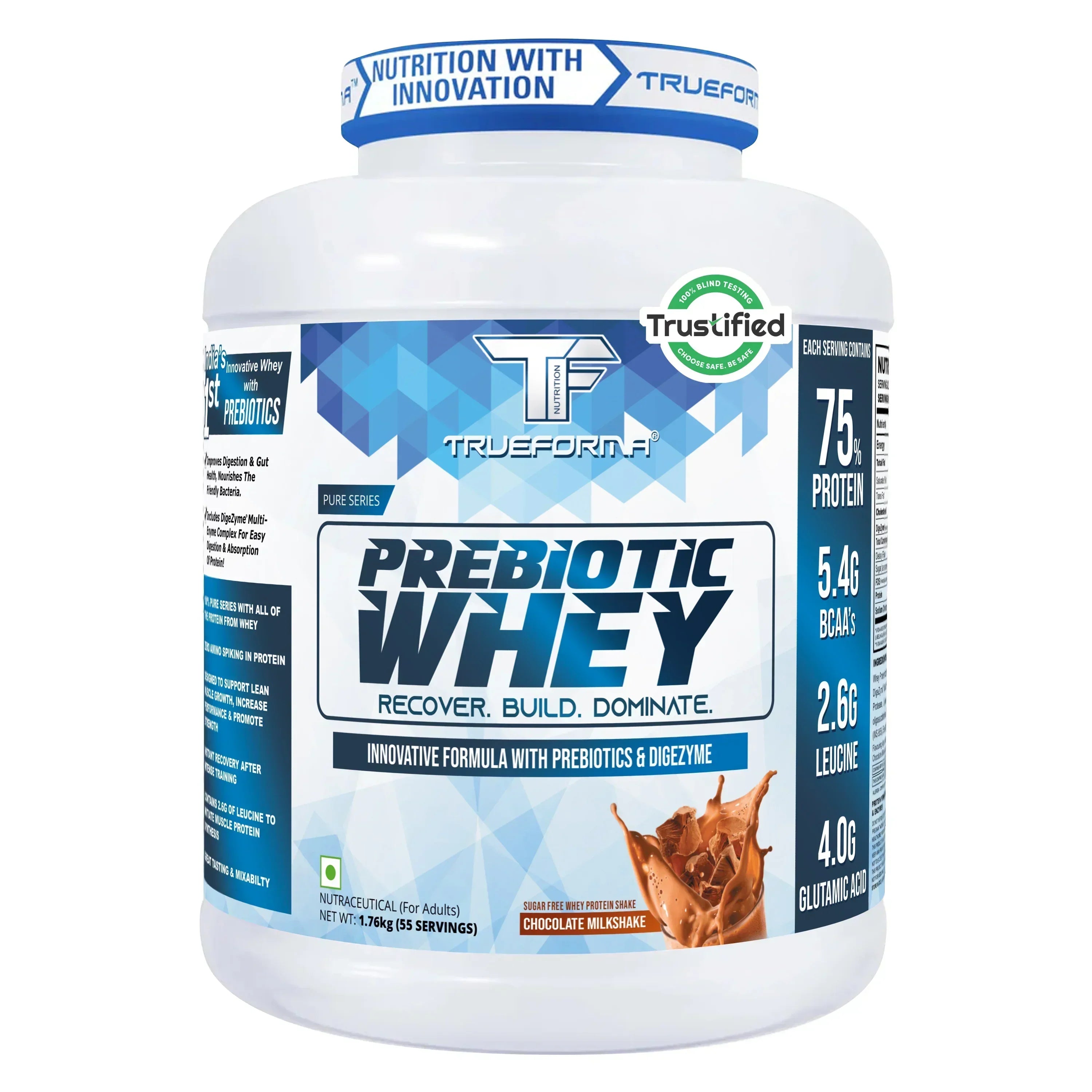 Trueforma® 100% Whey Protein with Prebiotics & Enzymes