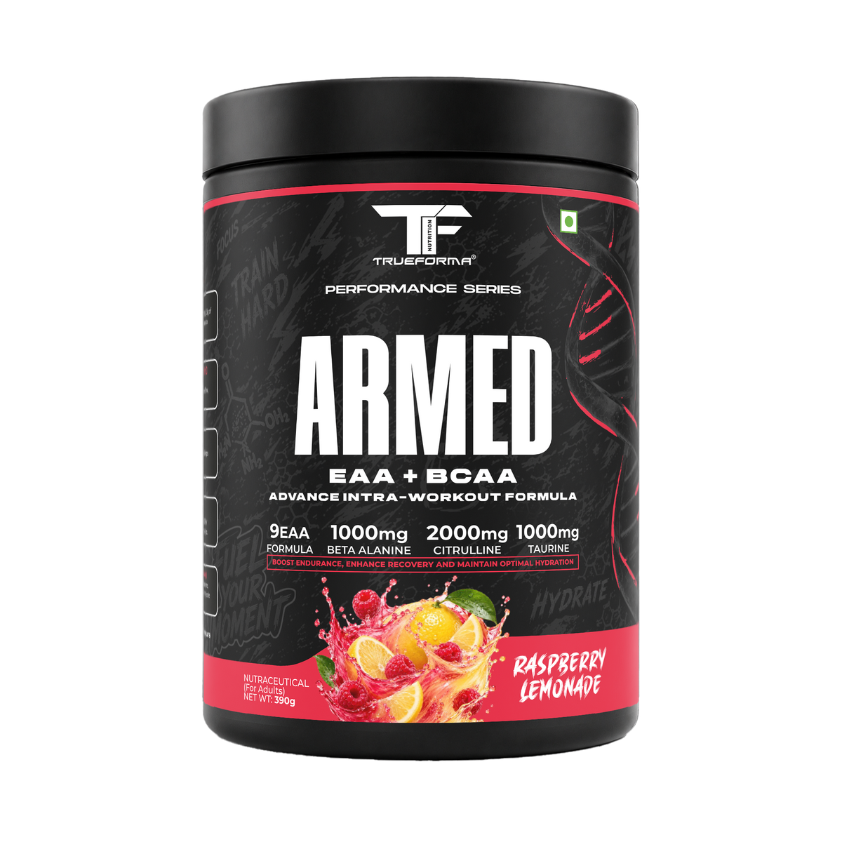 Trueforma® ARMED EAA + BCAA Intra-Workout Powder | Essential Amino Acids, Beta-Alanine & Citrulline | 30 Servings