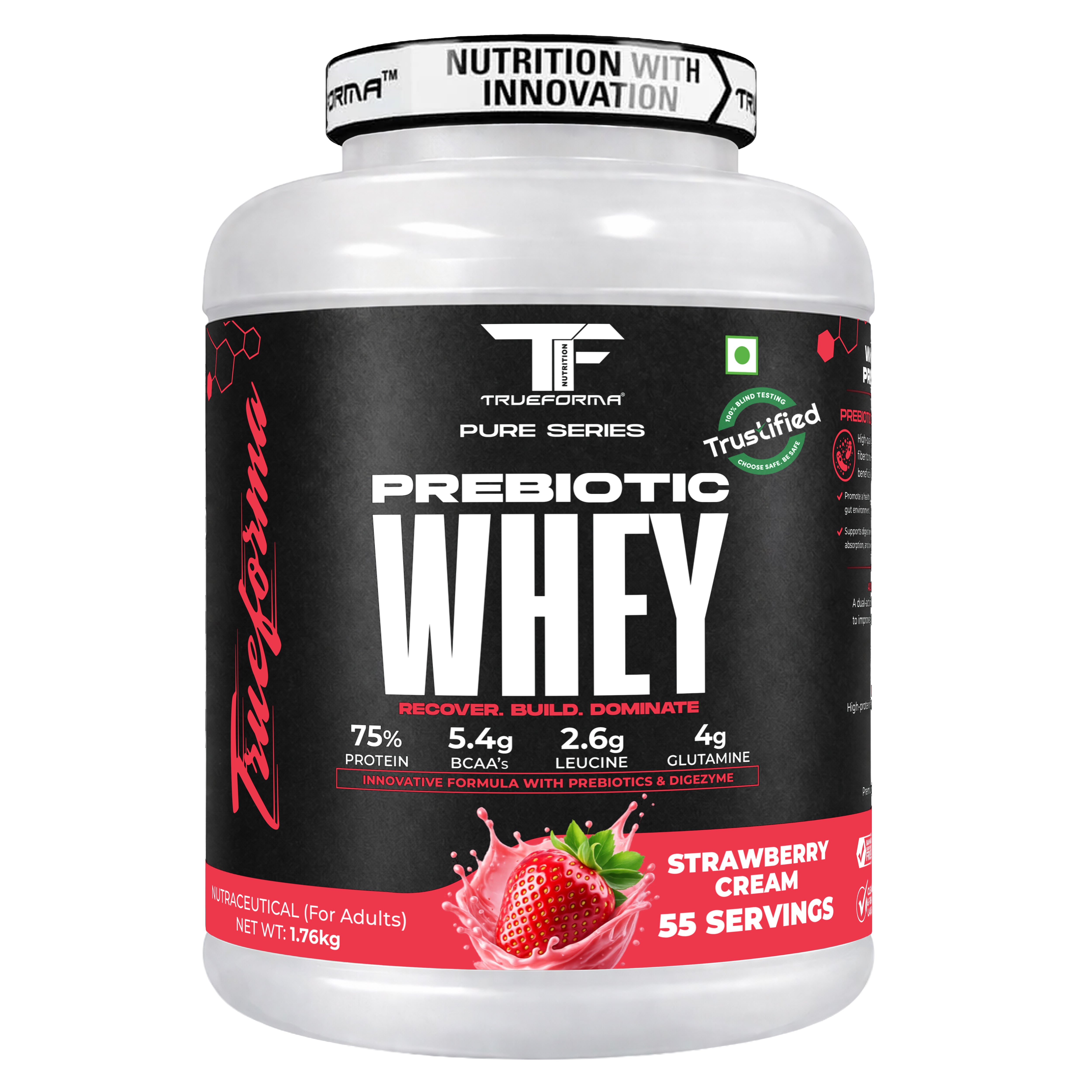 Trueforma® 100% Whey Protein with Prebiotics & Enzymes