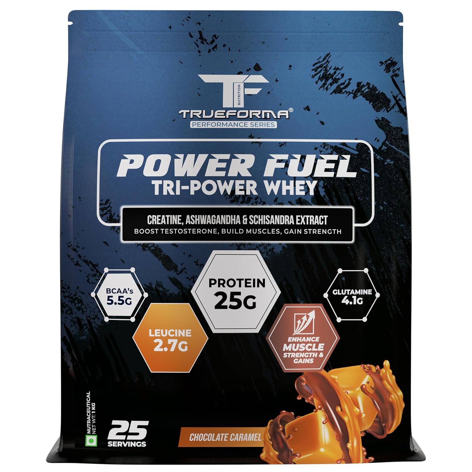 Trueforma® Power Fuel – Whey Protein with Creatine, Ashwagandha & Schisandra Extract