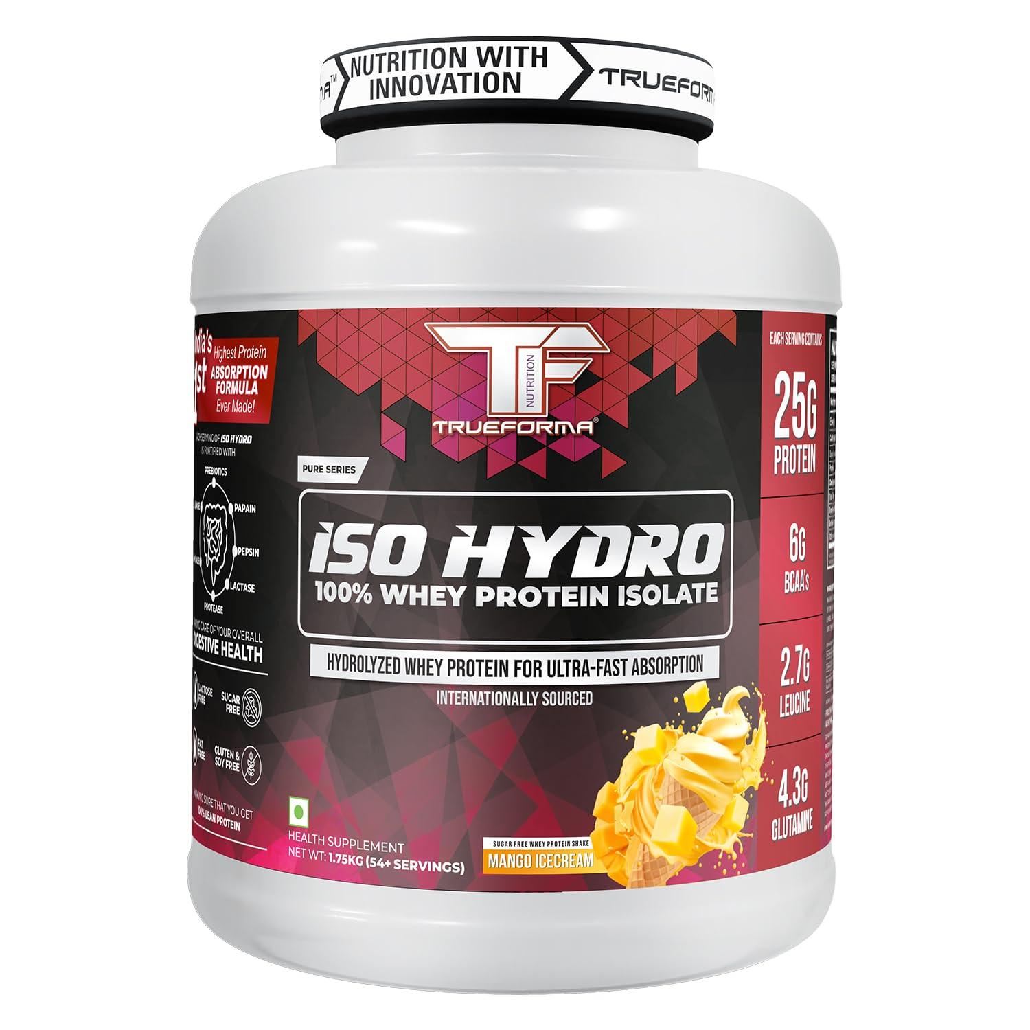 Trueforma® ISO Hydro: Fast-Digesting Whey Protein Isolate & Hydrolysate Blend