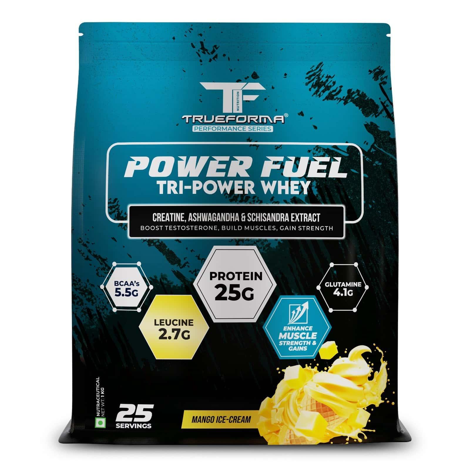 Trueforma® Power Fuel – Whey Protein with Creatine, Ashwagandha & Schisandra Extract