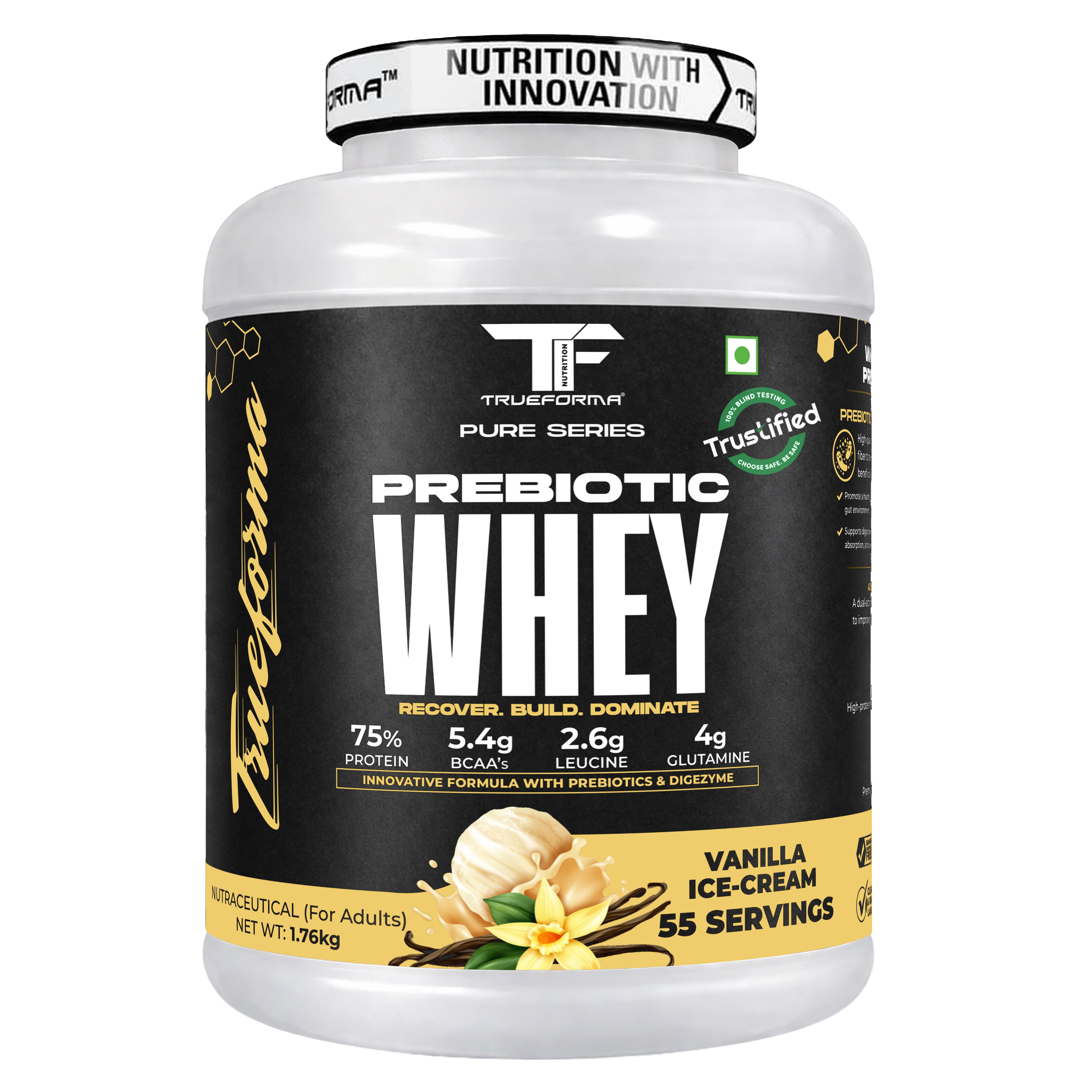 Trueforma® 100% Whey Protein with Prebiotics & Enzymes