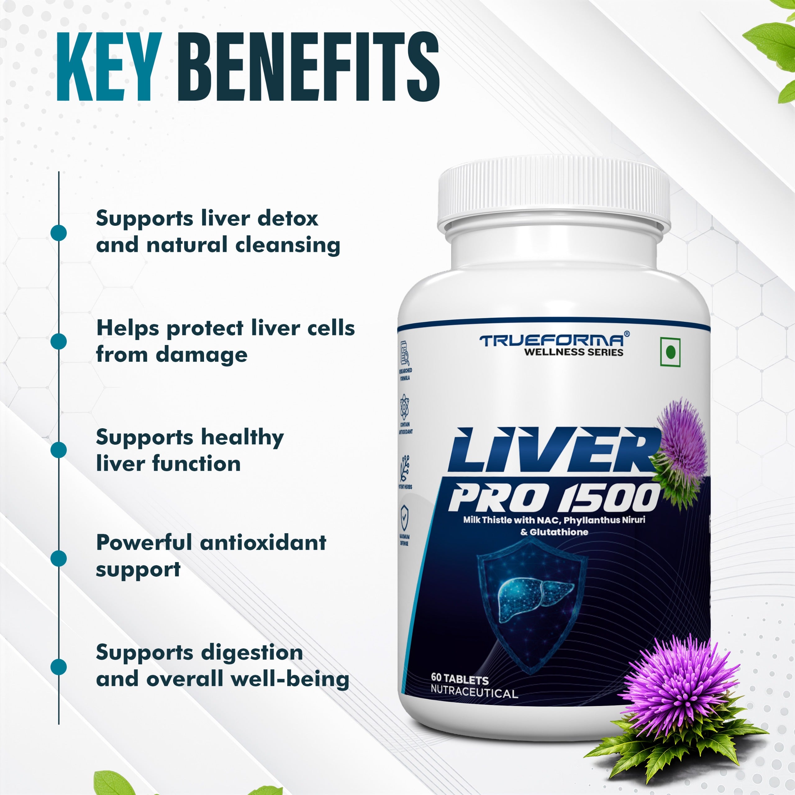 Trueforma® Liver Pro 1500 – Natural Liver Support