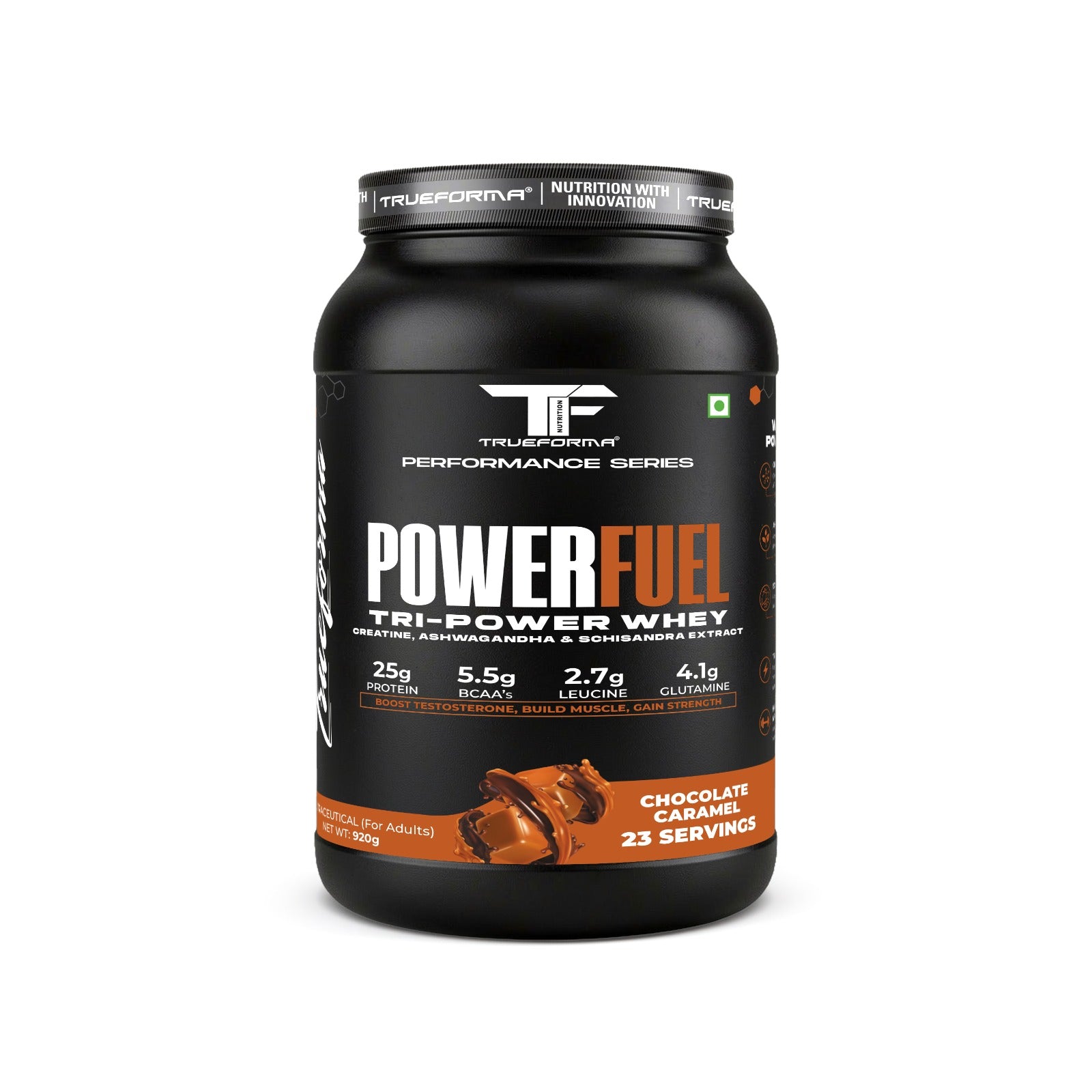 Trueforma® Power Fuel – Whey Protein with Creatine & Ashwagandha