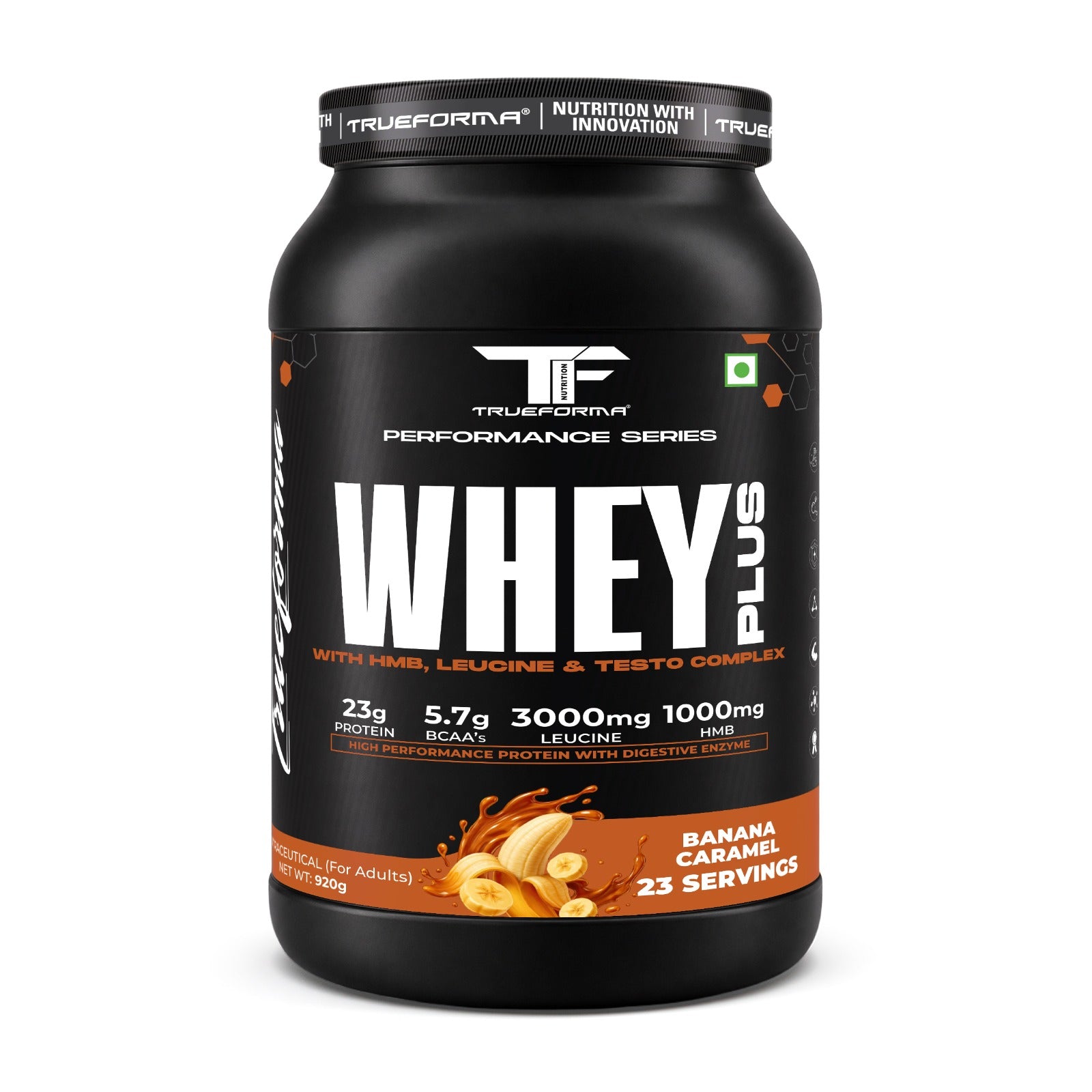 Trueforma® Whey+ Protein with HMB, Leucine, Ginseng & Tribulus
