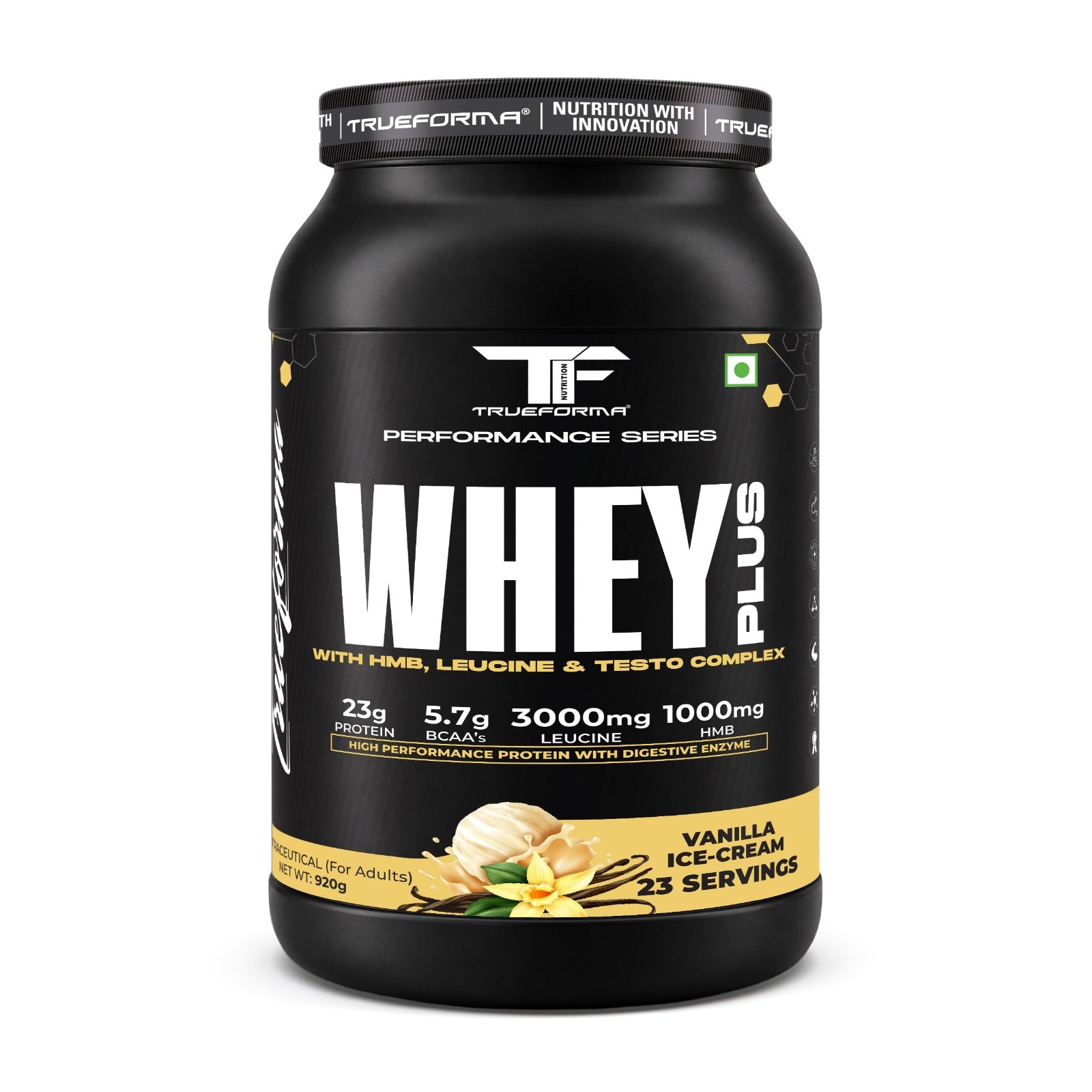 Trueforma® Whey+ Protein with HMB, Leucine, Ginseng & Tribulus