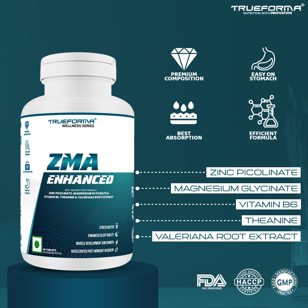 Trueforma® ZMA Enhanced – Sleep, Recovery & Wellness Support