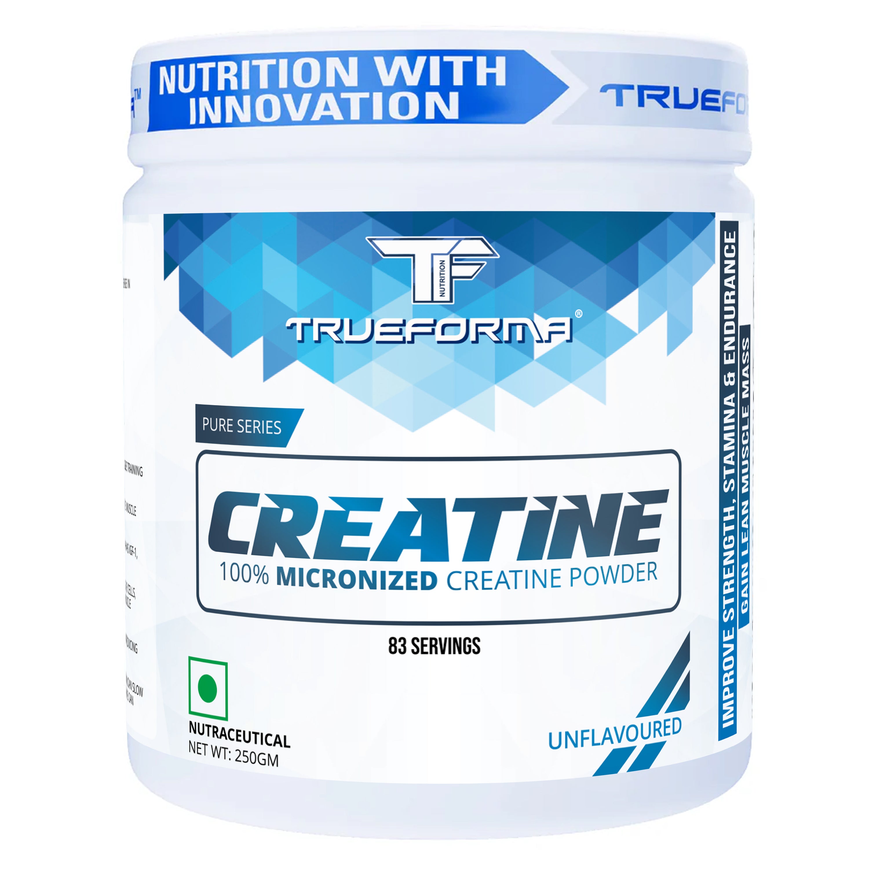 Trueforma® Creatine – 100% Micronized Creatine Powder