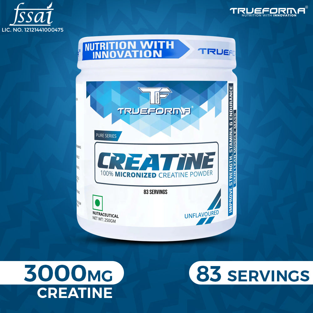 Trueforma® Creatine Powder – 100% Micronized | 83 Servings