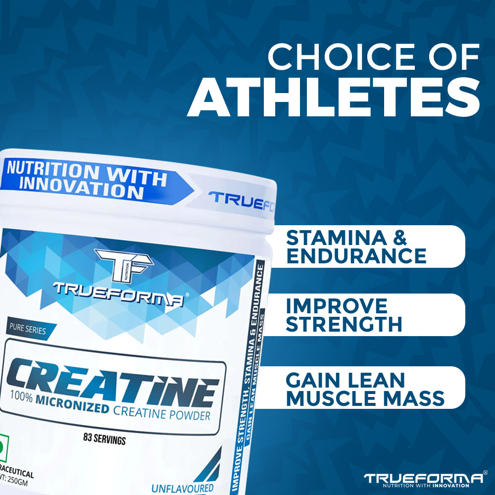 Trueforma® Creatine Powder – 100% Micronized | 83 Servings