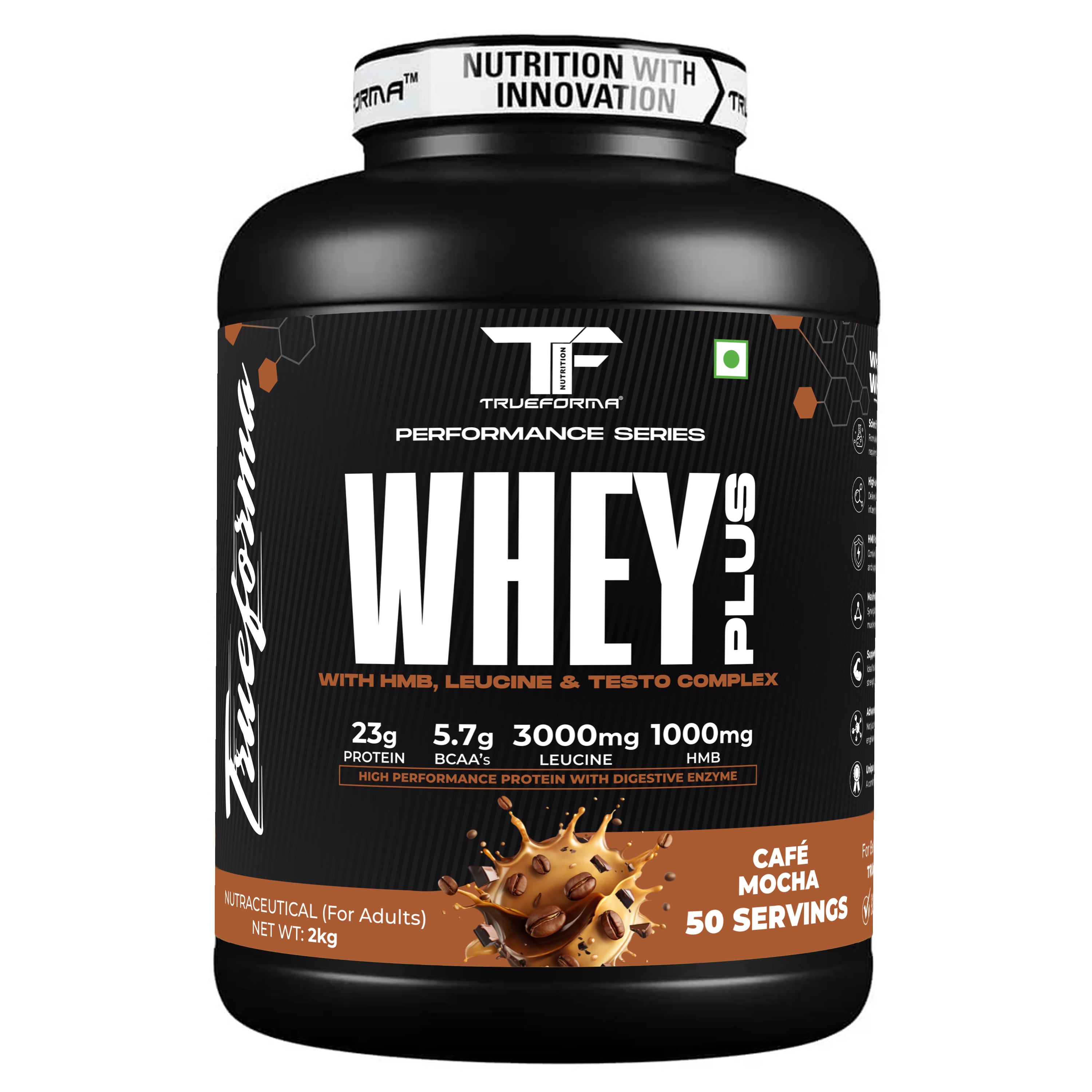 Trueforma® Whey+ Protein with HMB, Leucine, Ginseng & Tribulus