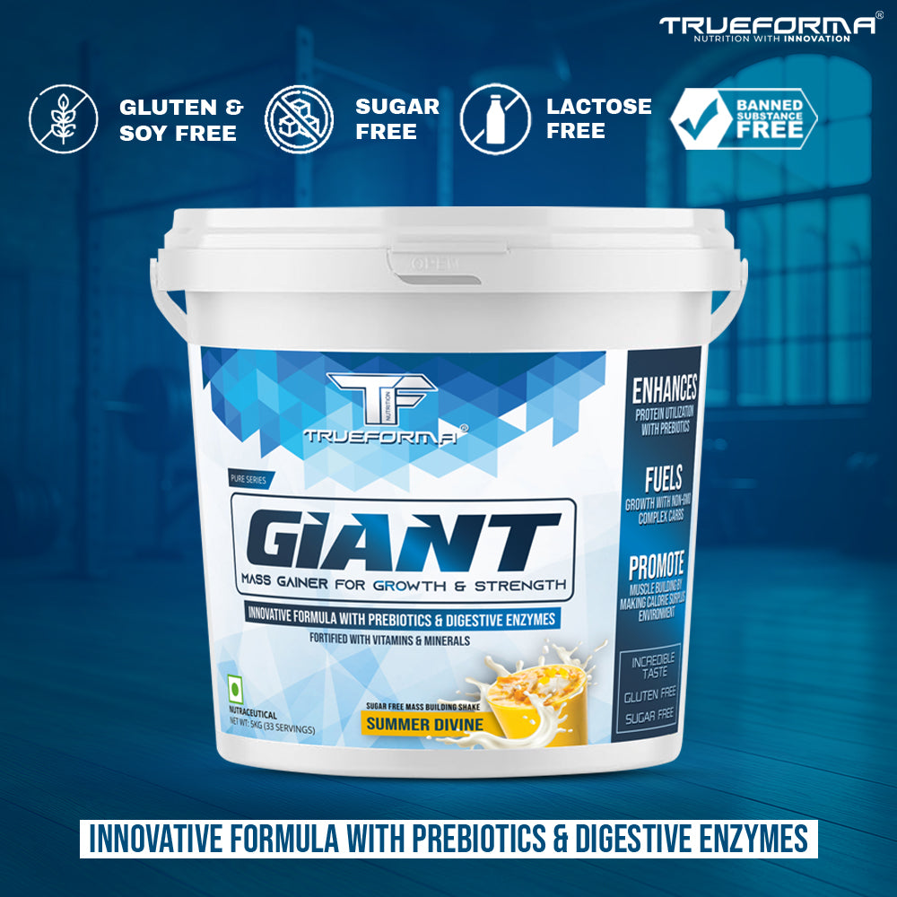 Trueforma® Giant Mass Gainer – High-Calorie Protein Supplement
