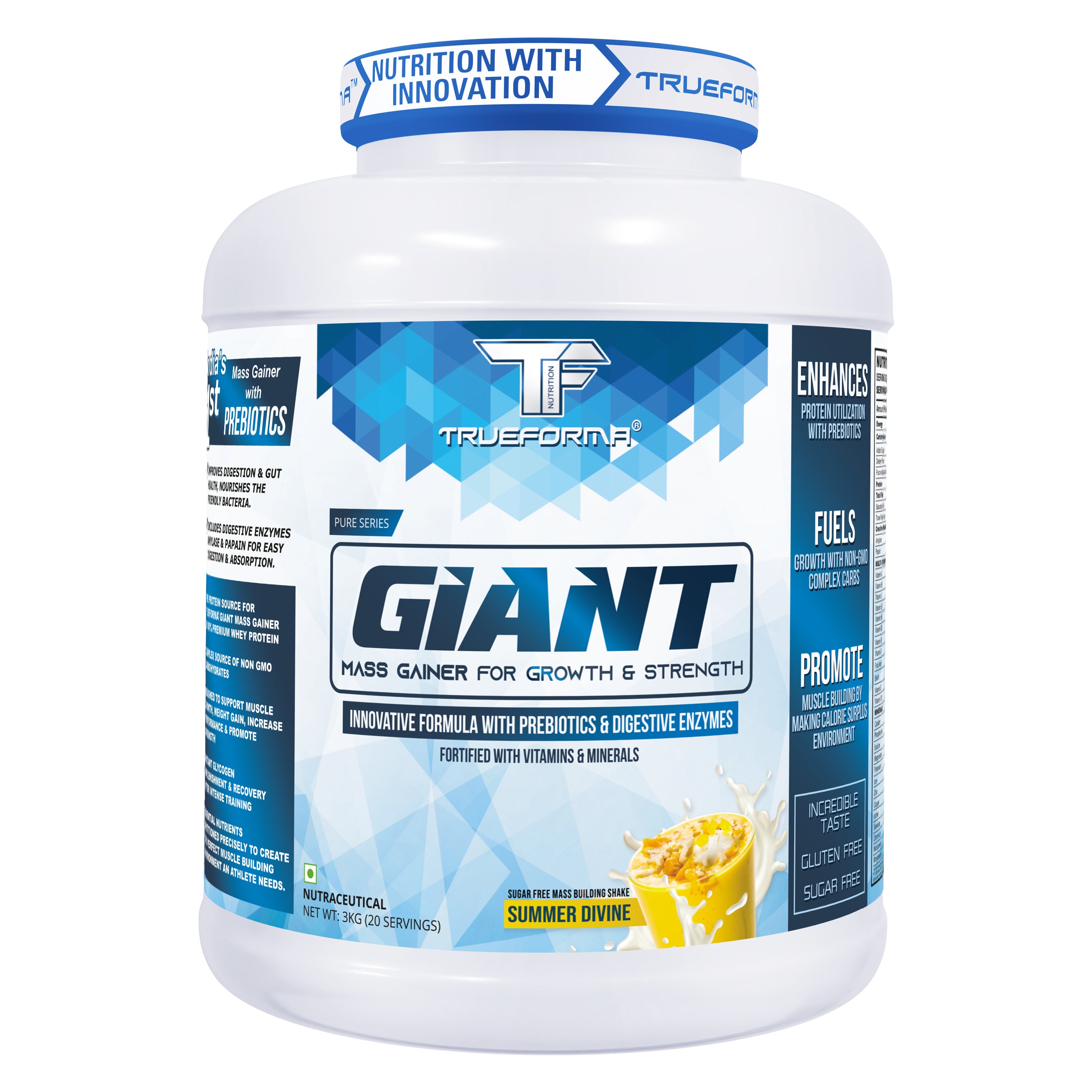 Trueforma® Giant Mass Gainer for Growth & Strength