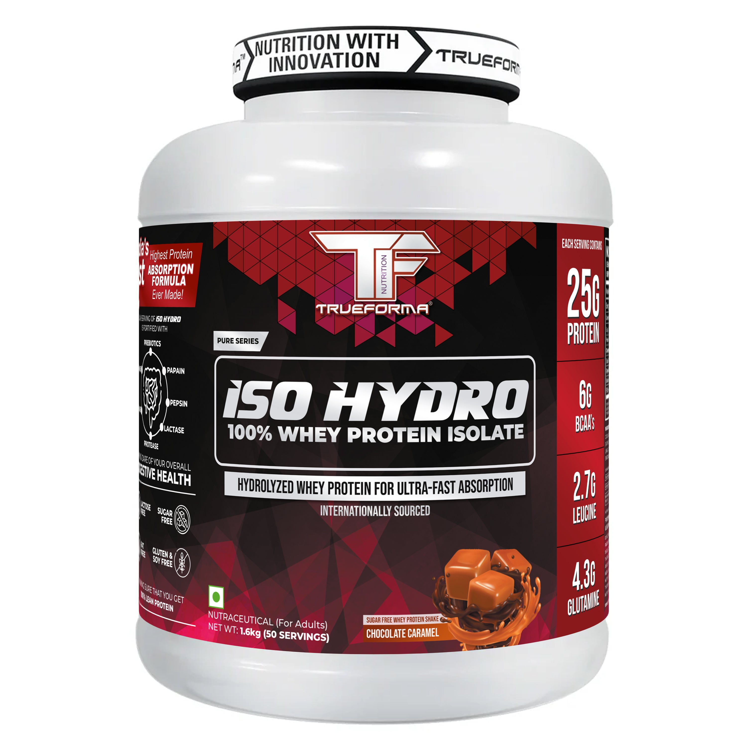 Trueforma® ISO Hydro: Fast-Digesting Whey Protein Isolate & Hydrolysate Blend