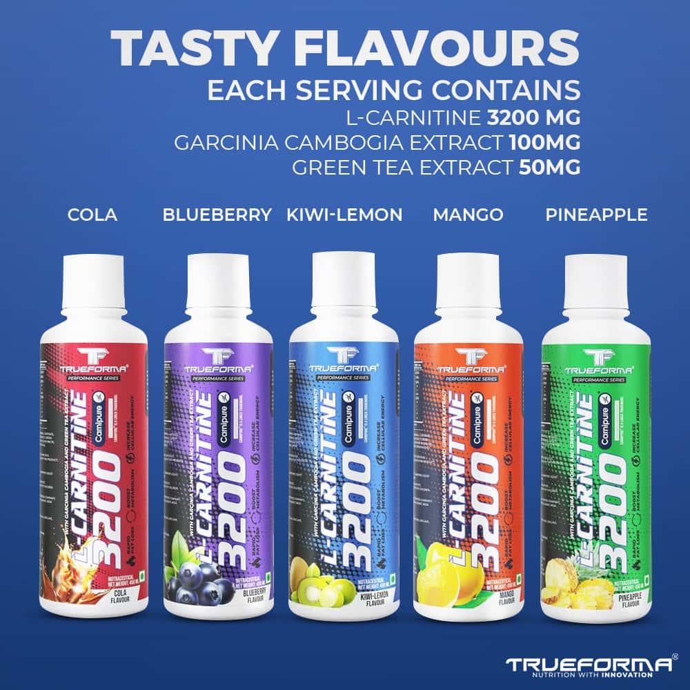 Trueforma® L-Carnitine 3200 – Made with Carnipure | 30 Servings