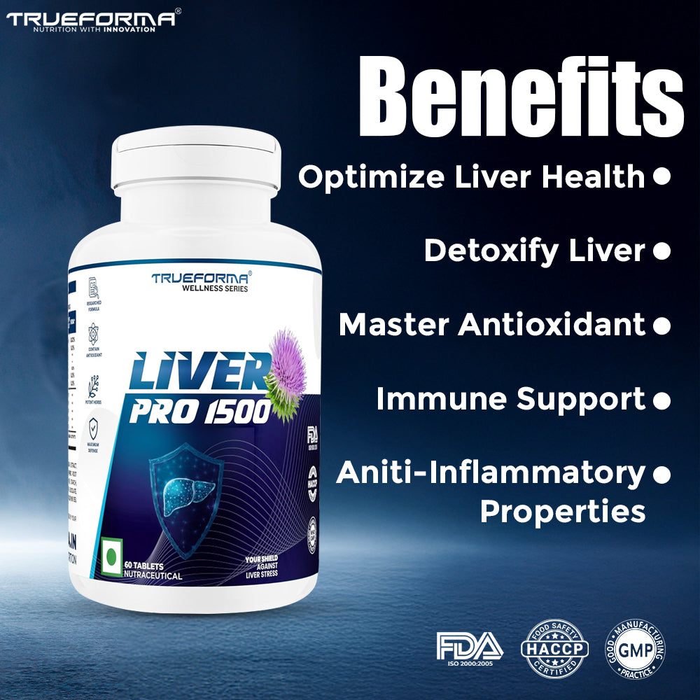 Trueforma® Liver Pro 1500 – Natural Liver Support | 60 Tablets