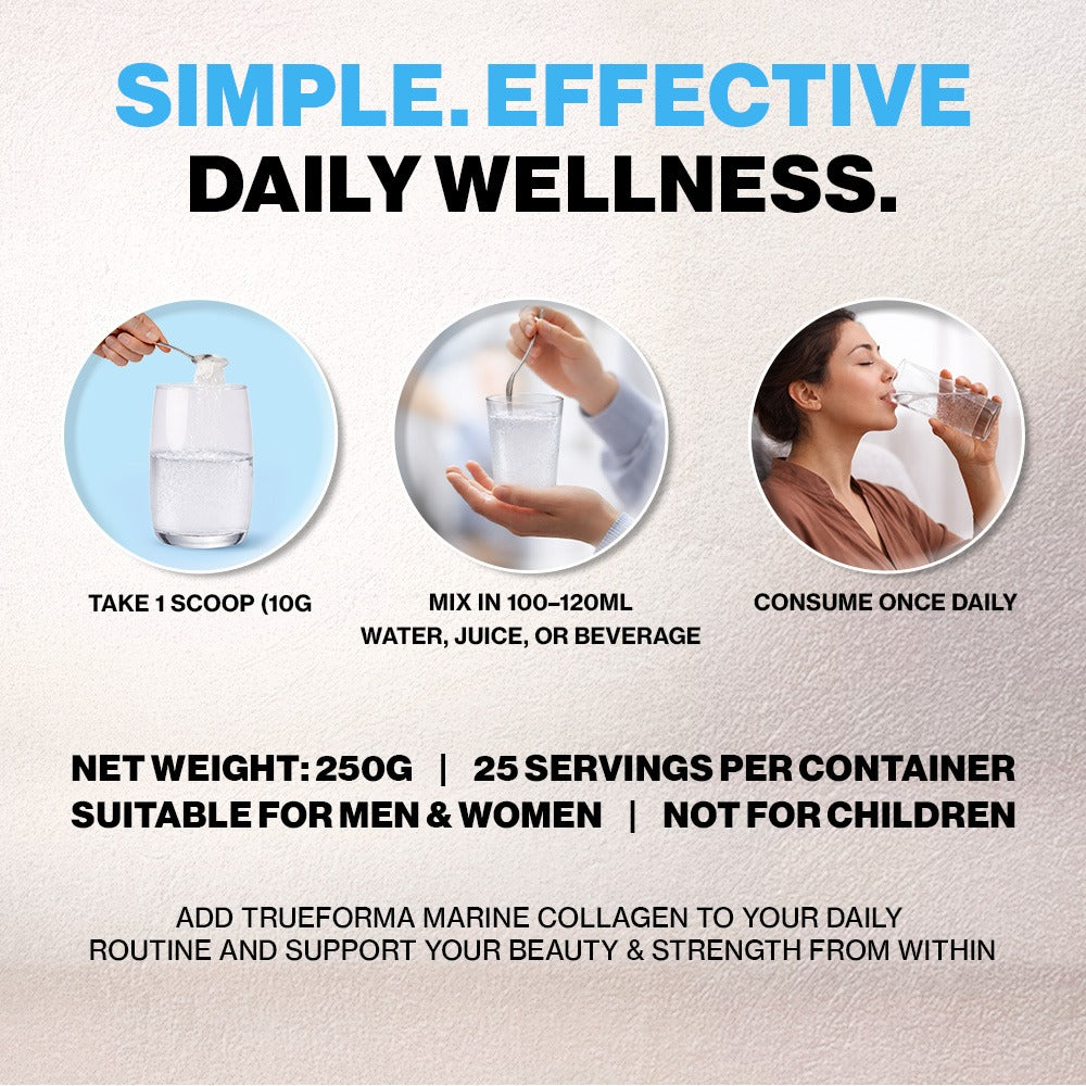 Trueforma® Marine Collagen with Type I & Type III | 25 Servings
