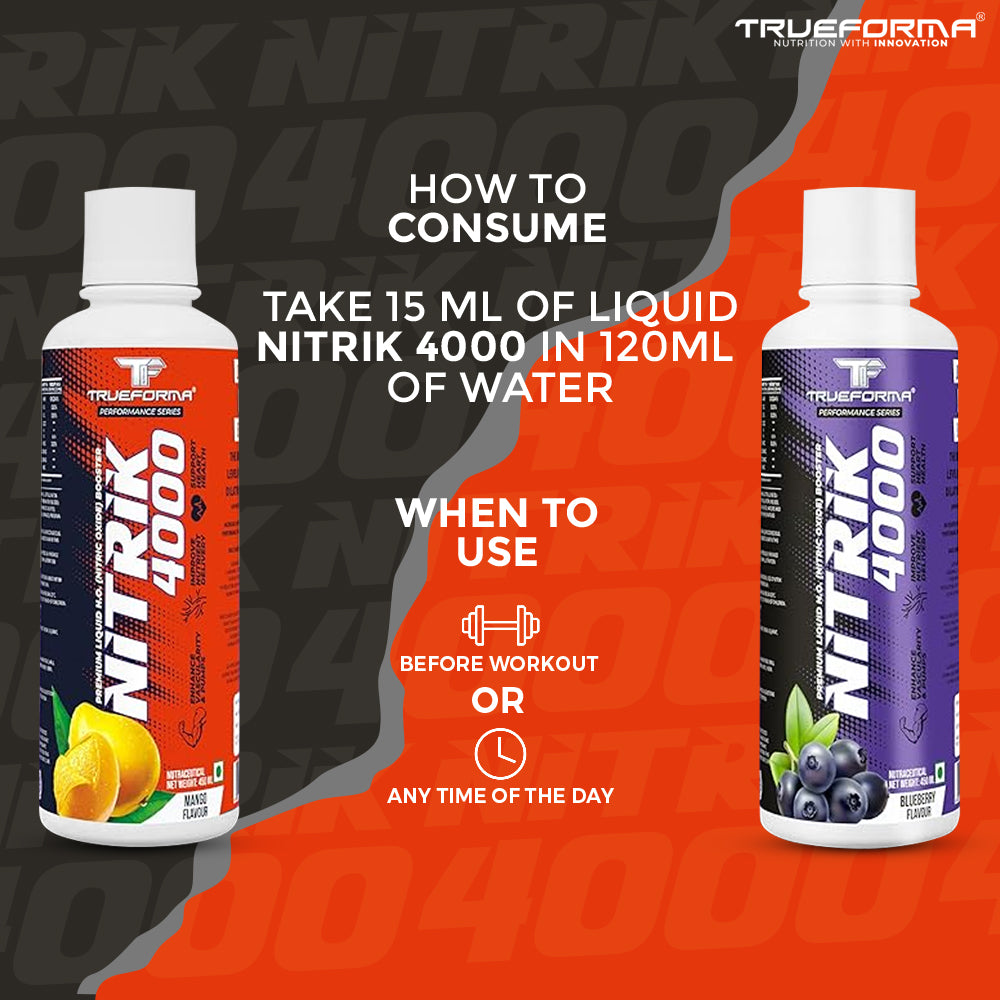 Trueforma® Nitrik 4000 – Nitric Oxide & Circulation Support | 30 Servings