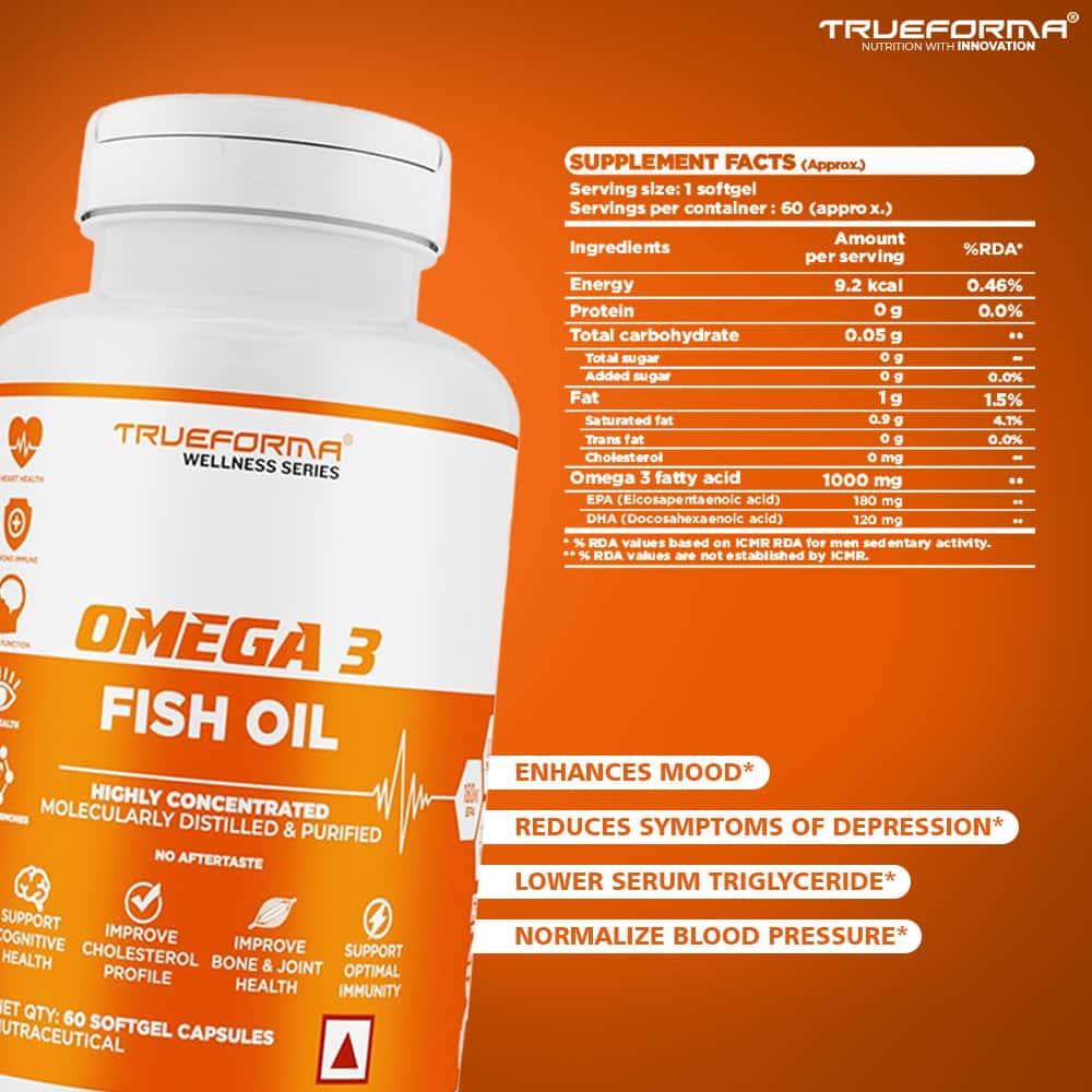 Trueforma® Omega-3 Fish Oil – Premium Source of EPA & DHA