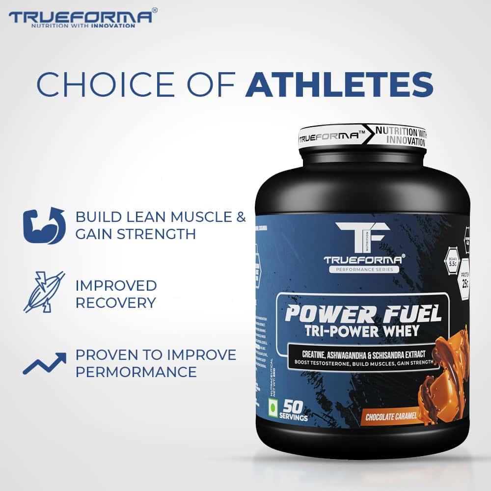 Trueforma® Power Fuel – Whey Protein with Creatine, Ashwagandha & Schisandra Extract