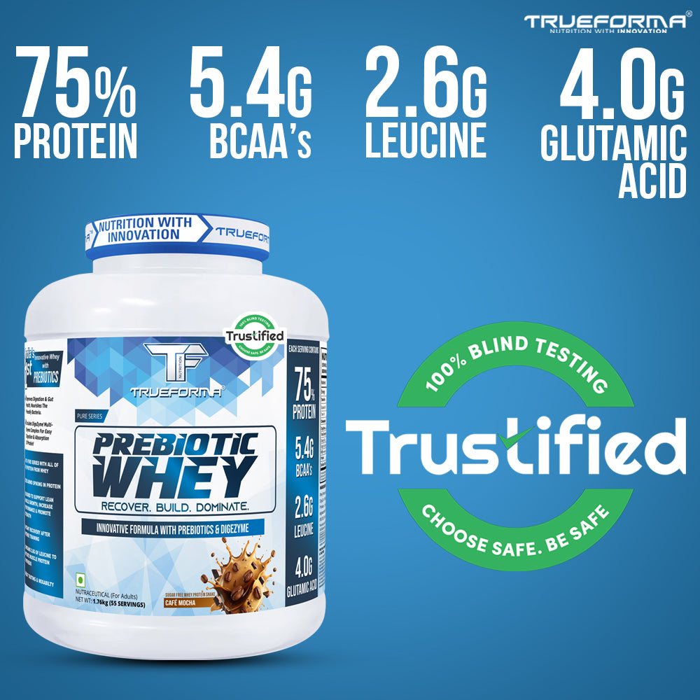 Trueforma® 100% Whey Protein with Prebiotics & Enzymes