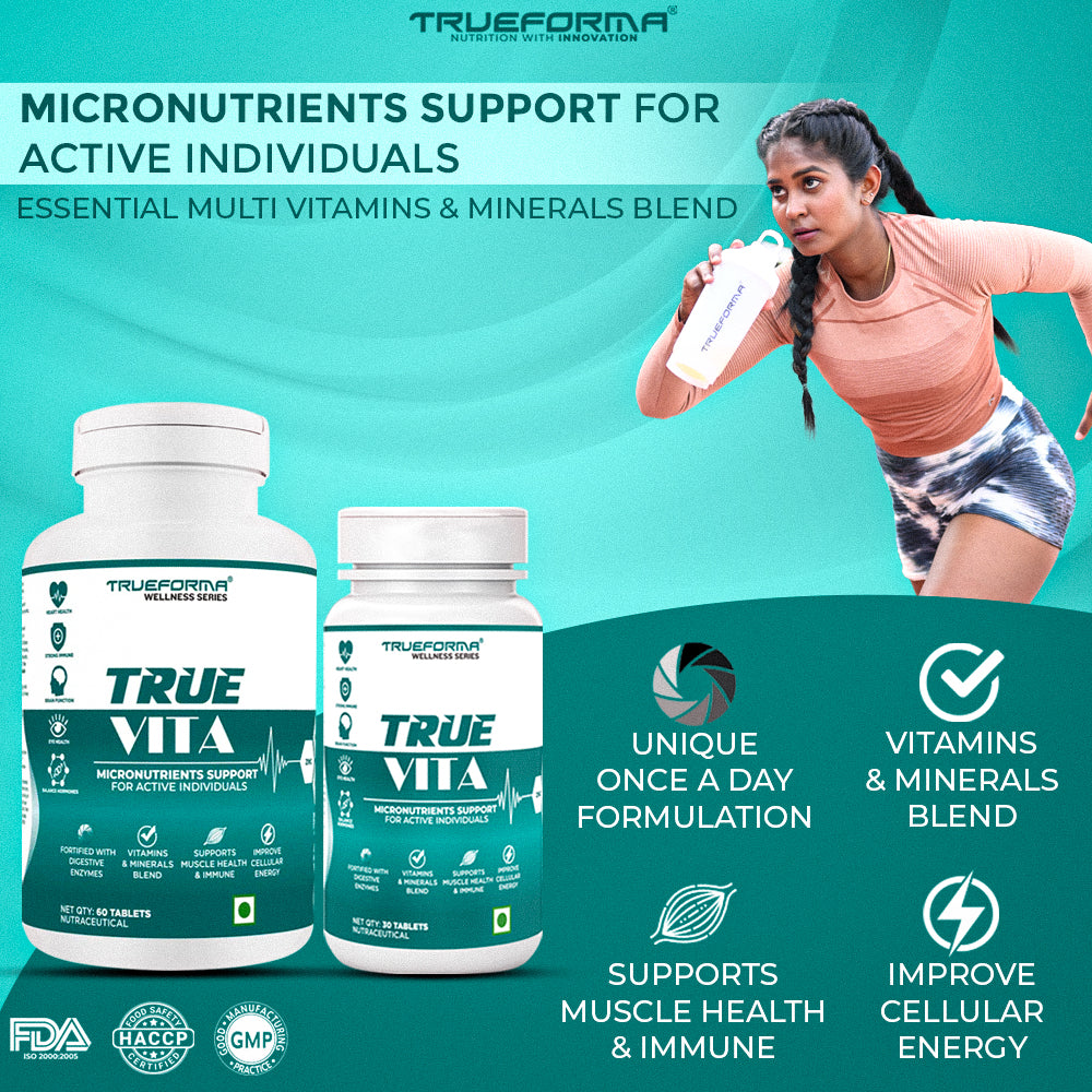 Trueforma® True Vita – Daily Multivitamin & Mineral Support