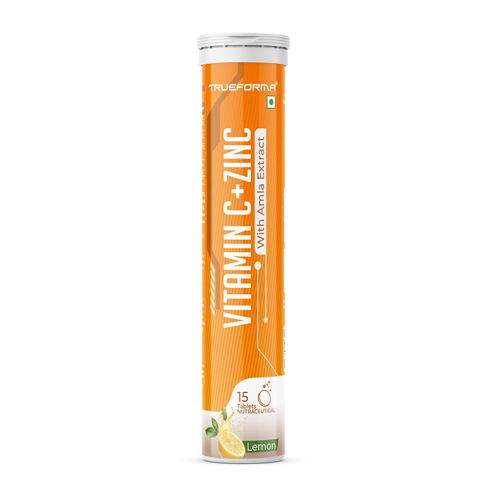 Trueforma® Vitamin C & Zinc with Amla Extract | Effervescent Tablets