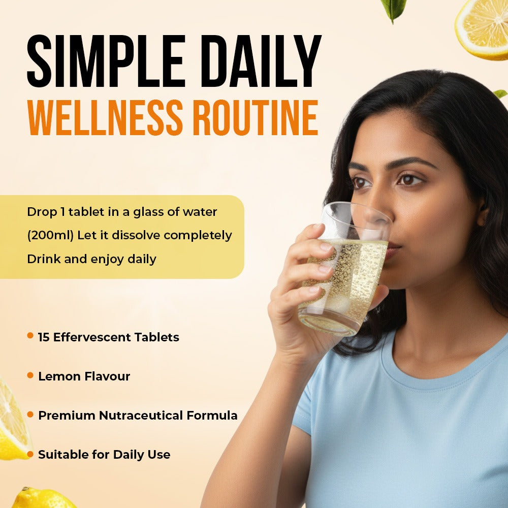 Trueforma® Vitamin C & Zinc with Amla Extract | Effervescent Tablets