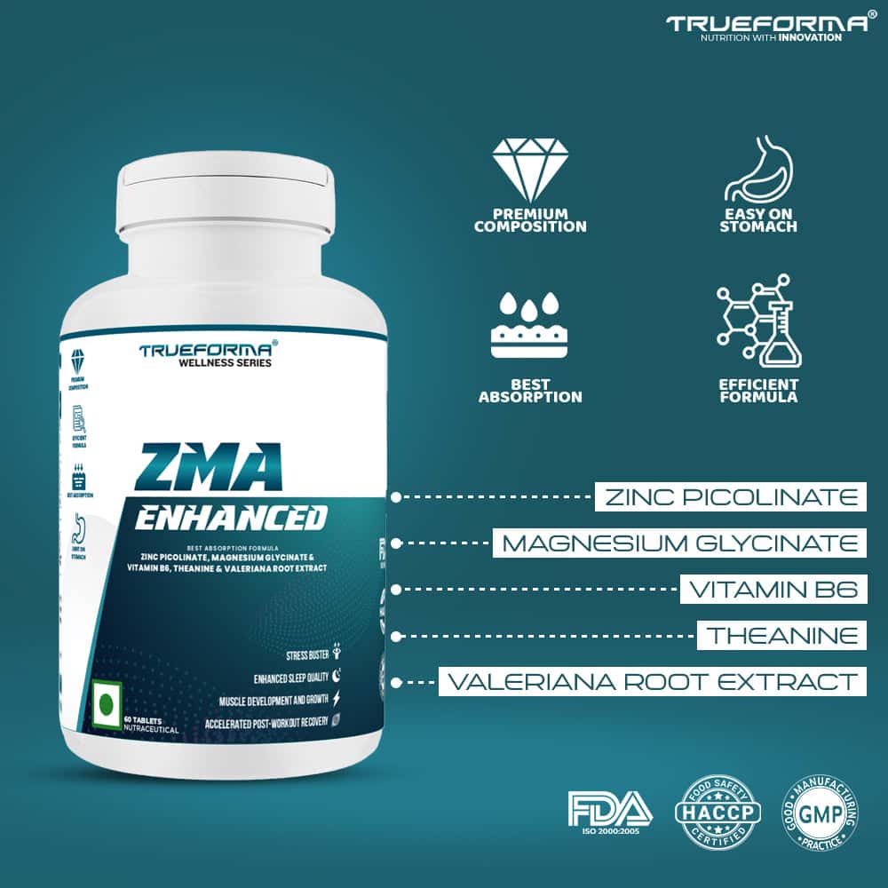 Trueforma® ZMA Enhanced – Sleep, Recovery & Wellness Support